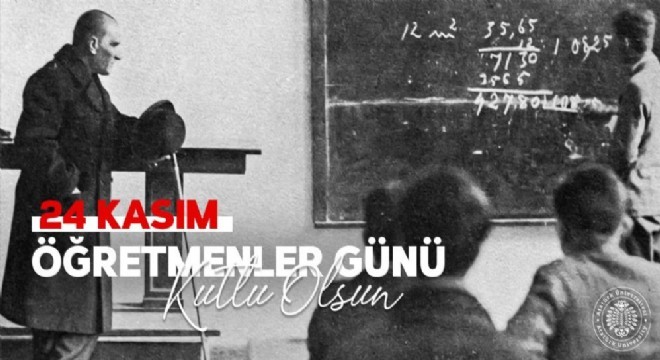  24 Kasım Öğretmenler Günü kutlu olsun 