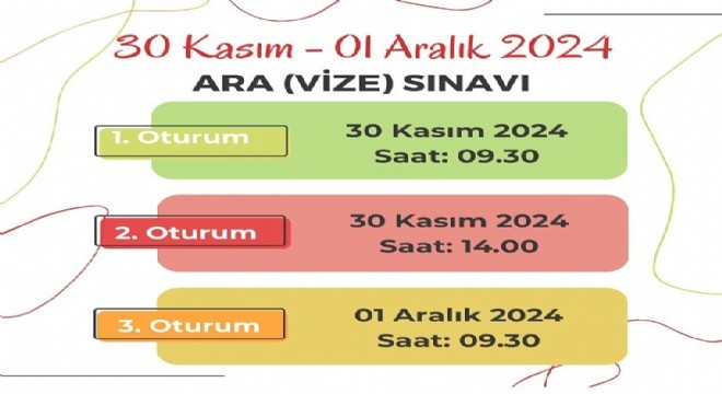 ATA AÖF vize sınavlarına hazır