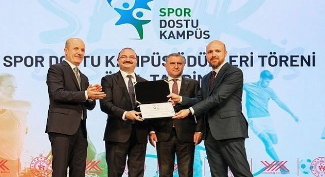 ATAUNİV  Spor dostu kampüs  sertifikası aldı