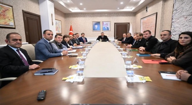 Erzurum Mahalli Sulak Alan Komisyonu toplandı