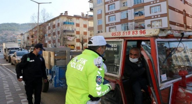 Erzurum’da trafik uygulaması