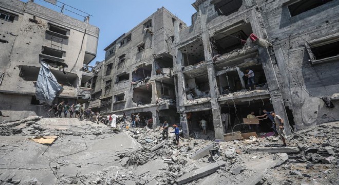 Gazze'de can kaybı 56 bin 531'e yükseldi