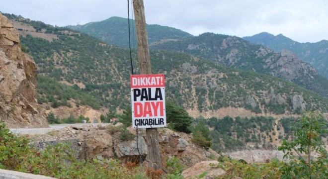 Gümüşhane yolunda: ‘Dikkat Pala Dayı Çıkabilir’