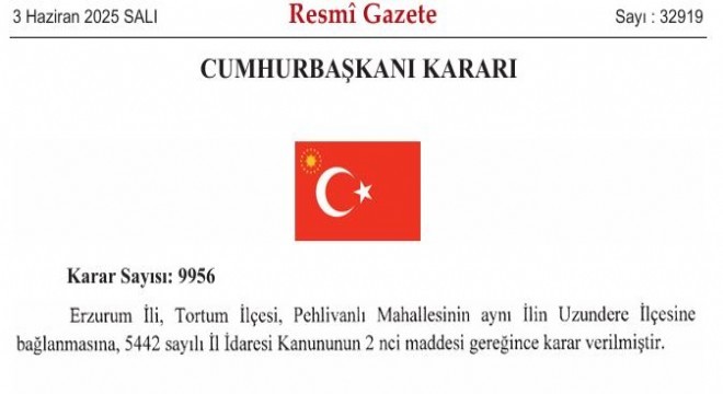 Pehlivanlı Uzundere’ye bağlandı