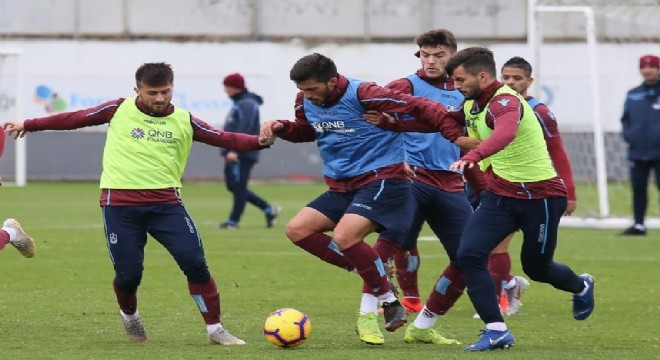 Trabzonspor eksik çalıştı