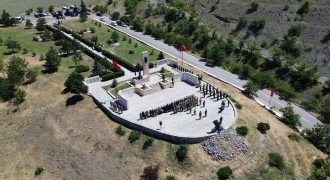 3'üncü Ordu İç Güvenlik Şehitleri Anıtı törenle açıldı