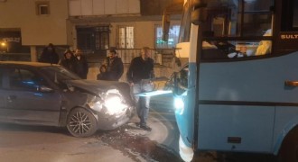 Abdurrahman Gazi’de trafik kazası: 1 yaralı