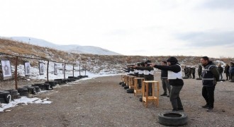 DKMP personeline silah kullanımı eğitimi verildi