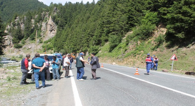 İspir – İkizdere yolunda kaza: 1 ölü, 1 yaralı